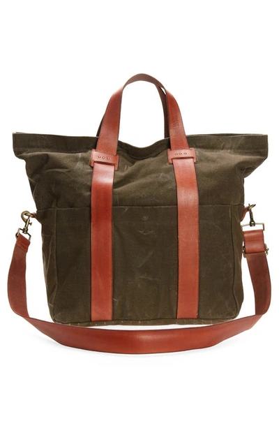 Shop Free People Canvas Weekend Bag In Faded Fatigue