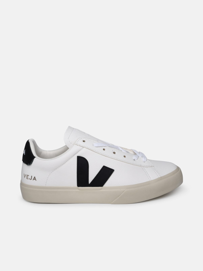 Shop Veja White Leather Sneakers