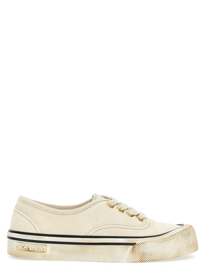 Shop Bally Lyder Sneakers White