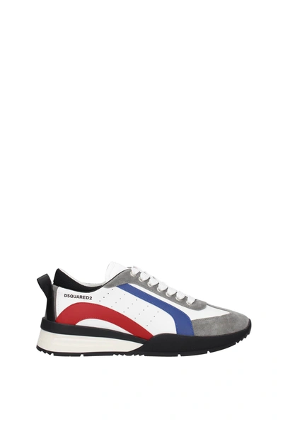 Shop Dsquared2 Sneakers Legend Leather White Blue
