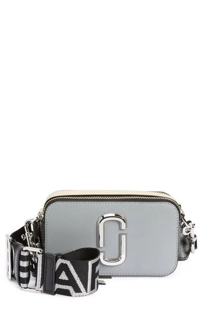Shop Marc Jacobs The Snapshot Bag In Wolf Grey/ Multi