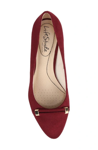 Shop Lifestride Gianna Pump In Pinot Noir