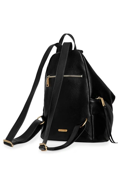 Shop Rebecca Minkoff Julian Leather Backpack In Black