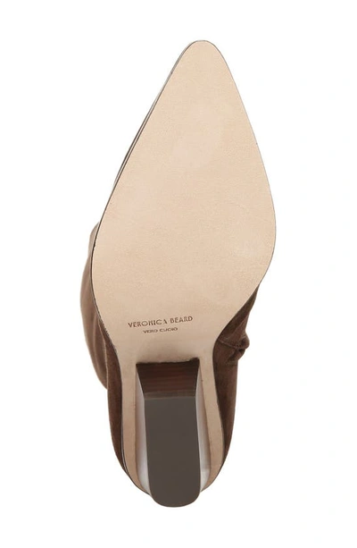 Veronica Beard Lalita Pointed Toe Over The Knee Boot In Cacao