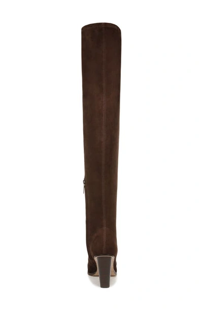 Shop Veronica Beard Lalita Pointed Toe Over The Knee Boot In Cacao