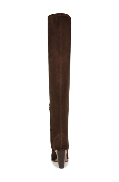 Veronica Beard Lalita Pointed Toe Over The Knee Boot In Cacao
