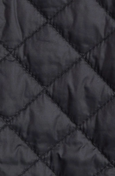 Shop Eileen Fisher Quilted Recycled Nylon Jacket In Black