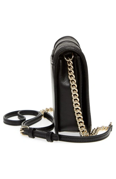 Shop Rebecca Minkoff Small Love Leather Crossbody Bag In Black