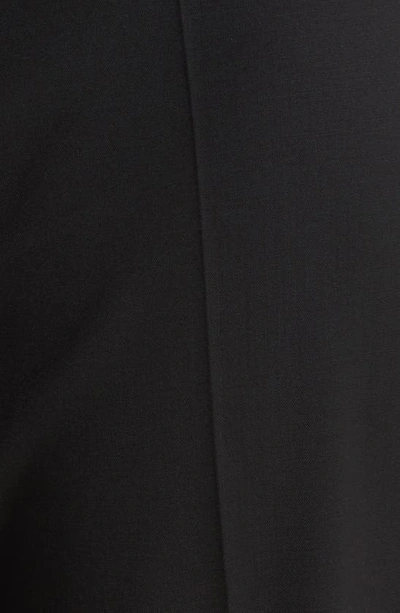 Hugo Boss Boss Tuleah Wool Flare Pants In Black