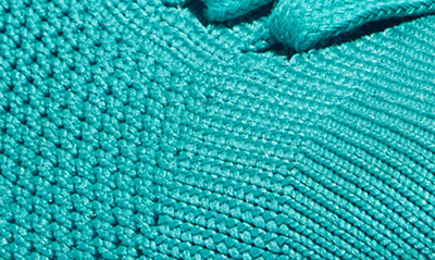 Shop Fitflop Rally Knit Sneaker In Tahiti Blue