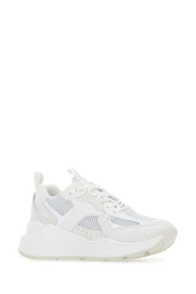 Shop Burberry Men Sean Low Top Sneakers In White