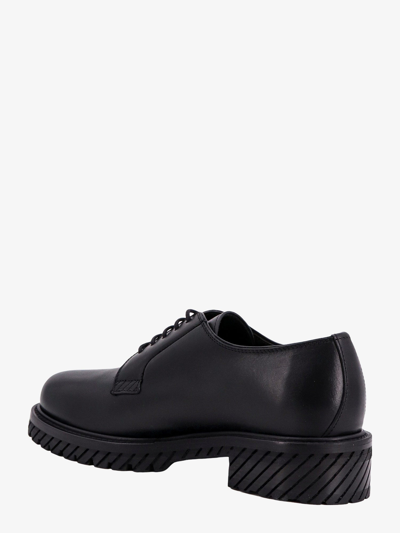 Shop Off-white Off White Man Military Derby Man Black Lace Up