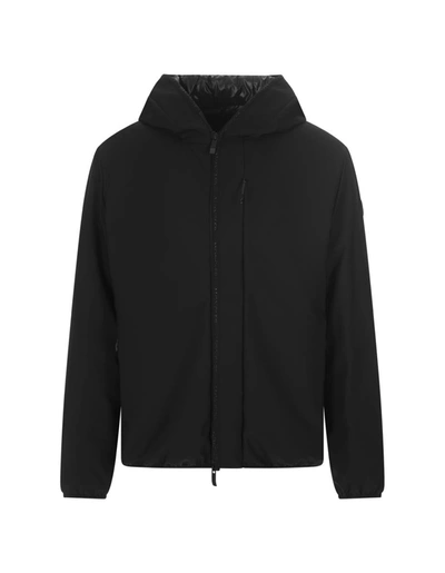 Shop Moncler Iton Hooded Jacket In Black