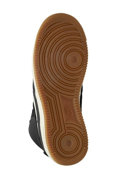 Shop Nike Air Force 1 High Sculpt Sneaker In Black/ Sail/ Gum Medium Brown