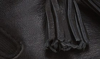 Shop Fitflop Tassle Superskate Wedge Sneaker In Black Leather