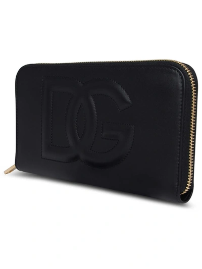 Shop Dolce & Gabbana Dg Wallet In Black Leather
