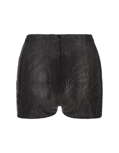 Shop Giuseppe Di Morabito Shorts With Crystals In Black