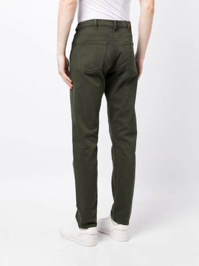 Shop Ps By Paul Smith Cotton-blend Slim-fit Jeans In Green