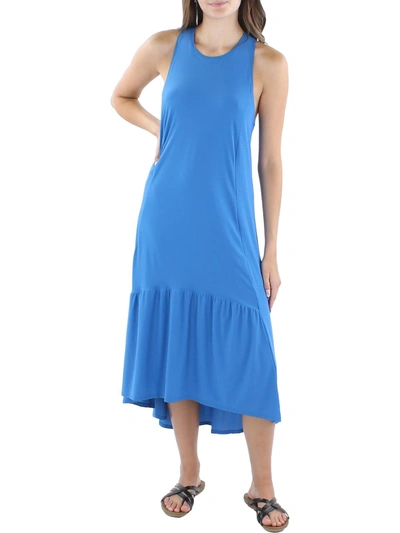 Shop Sweaty Betty Womens Wicking Roundneck Midi Dress In Blue