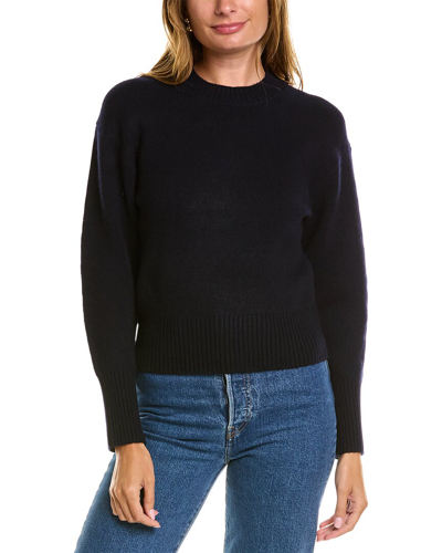 Shop Vince Wool & Cashmere-blend Sweater In Blue