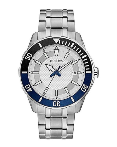 Bulova Men's Stainless Steel Bracelet Watch 42mm