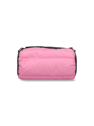 Shop Moncler "keoni" Crossbody Bag In Pink
