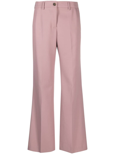 Shop Golden Goose Wool Blend Pants In Pink