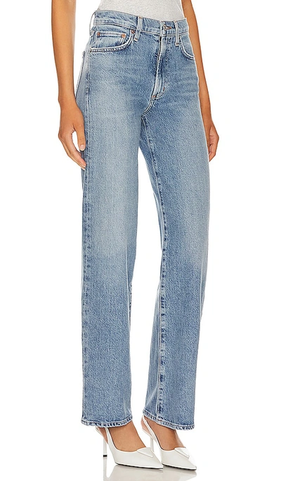 Agolde Women Kye In Diversion Five-pocket Straight Leg Pants In Blue
