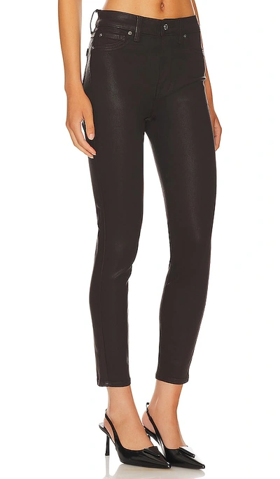 Shop 7 For All Mankind High Waist Ankle Skinny In Chocolate