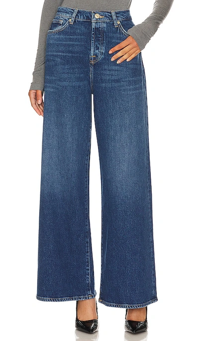 Shop 7 For All Mankind Zoey High Waist Wide Leg In Blue