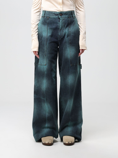 Shop Stella Mccartney Denim Jeans In Green
