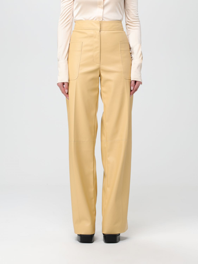 Shop Stella Mccartney Pants  Woman Color Yellow