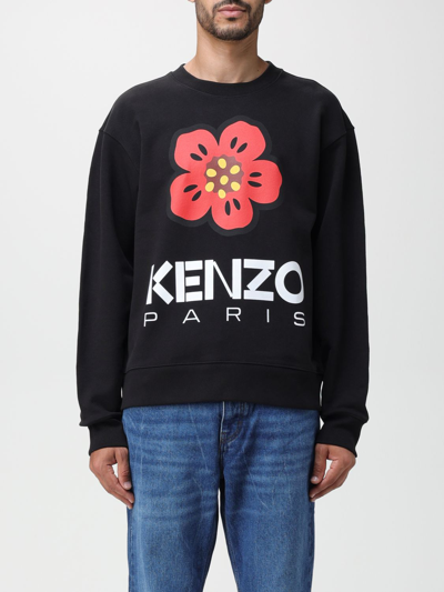 Shop Kenzo Boke Flower Sweatshirt In Cotton In Black