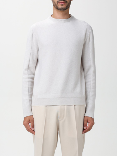 Shop Zegna Sweater In Wool And Cashmere In Yellow Cream