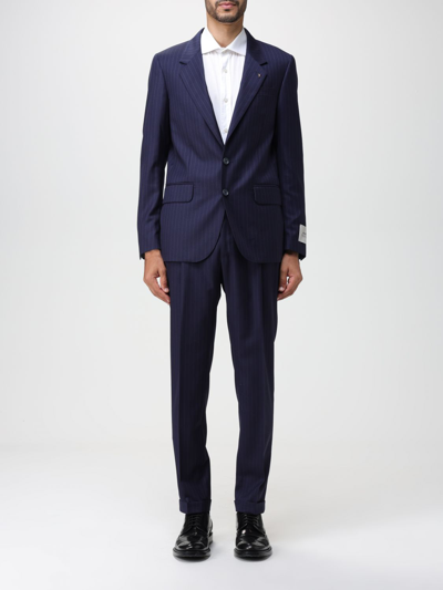 Shop Corneliani Suit  Men Color Blue