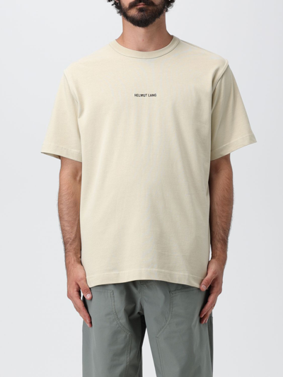 Shop Helmut Lang T-shirt  Men Color Beige