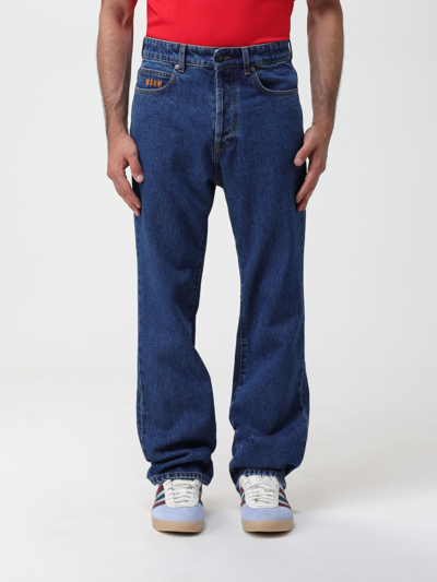 Shop Msgm Jeans In Denim In Blue