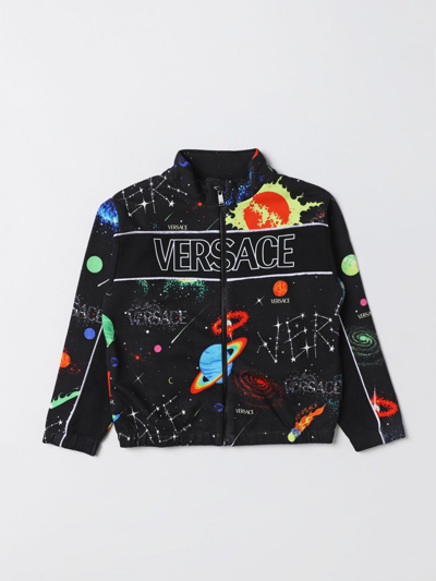 Shop Young Versace Sweater  Kids Color Black
