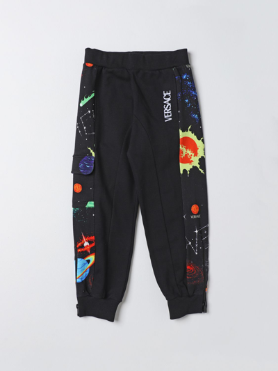 Young Versace Pants  Kids Color Black In Black