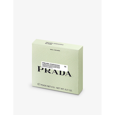 Shop Prada Dimensions Durable Eyeshadow Palette Refill 6g In 5