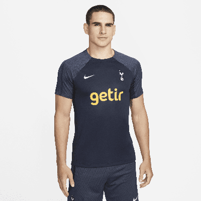Shop Nike Tottenham Hotspur Strike  Men's Dri-fit Knit Soccer Top In Blue