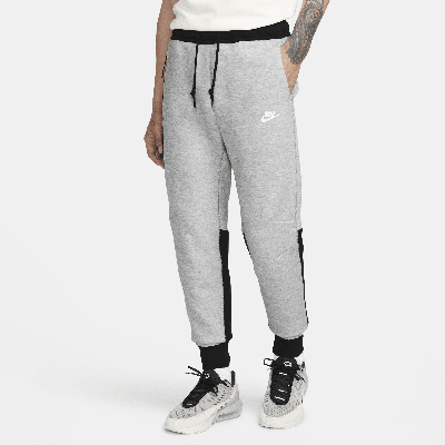 Shop Nike Men's  Sportswear Tech Fleece Jogger Pants In Grey