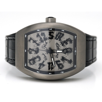 Pre-owned Franck Muller Vanguard Crazy Hours Hom Nguyen Wristwatch V45 Ch Ttbr Limited