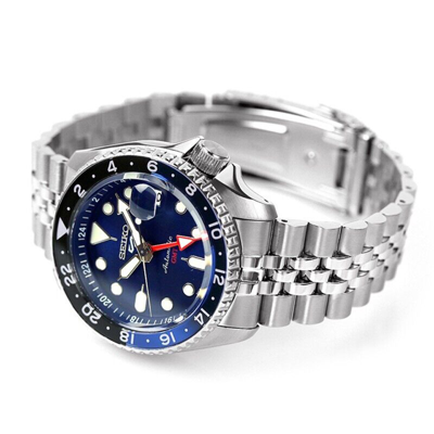 Pre-owned Seiko 5 Sports Sbsc003 Skx Sports Style Gmt Automatic Men Watch Made In Japan