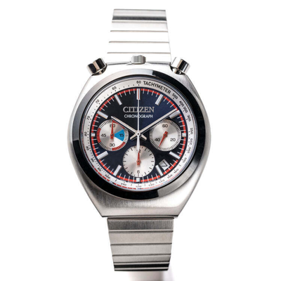 Pre-owned Citizen Tsuno Chrono An3676-65l Begin 70's Remix Bespoke Limited Watch 38mm