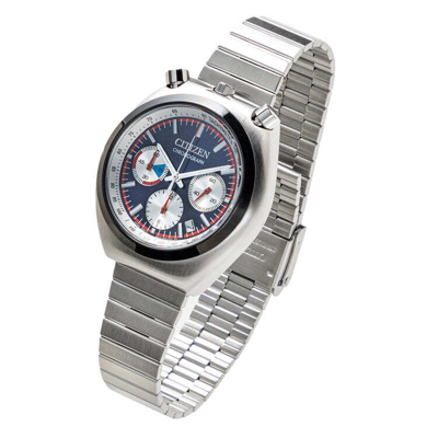 Pre-owned Citizen Tsuno Chrono An3676-65l Begin 70's Remix Bespoke Limited Watch 38mm