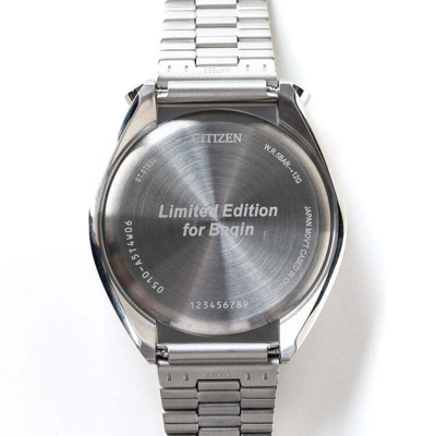 Pre-owned Citizen Tsuno Chrono An3676-65l Begin 70's Remix Bespoke Limited Watch 38mm