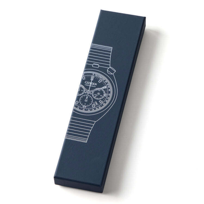 Pre-owned Citizen Tsuno Chrono An3676-65l Begin 70's Remix Bespoke Limited Watch 38mm