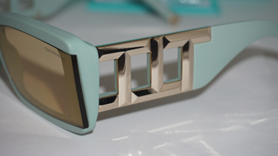 Pre-owned Tiffany & Co Sunglasses Green Light Yellow Tf4197 8365/8 62 17 140