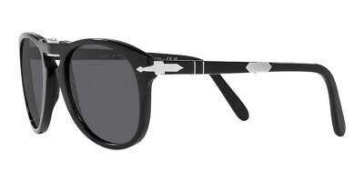 Pre-owned Persol Steve Mcqueen Limited 0714sm Black/grey Folding 54/21/140 Unisex Sunglass In Gray